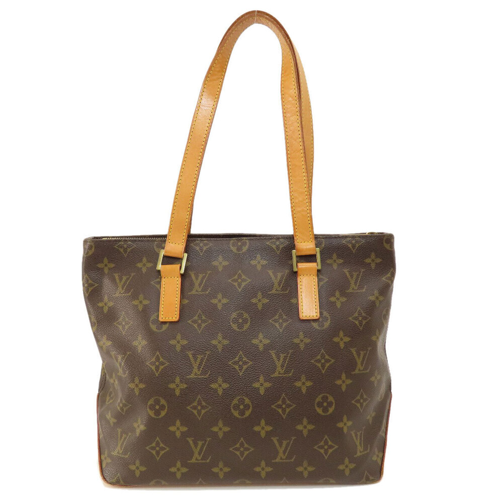 Louis Vuitton Cabas Monogram Tote Bag Piano Canvas Brown